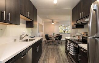 Parkside Apartments Kitchen and appliances