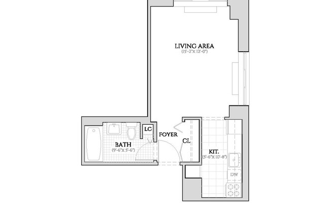 Studio, 1 bath, $3,157, Unit S18F