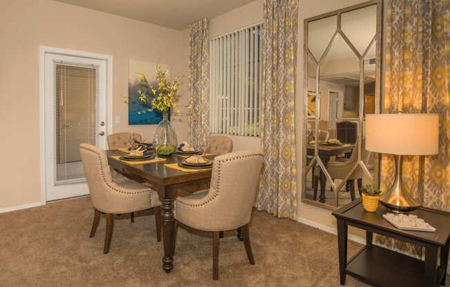 Dining table and chair at The Aliante by Picerne, Scottsdale, 85259