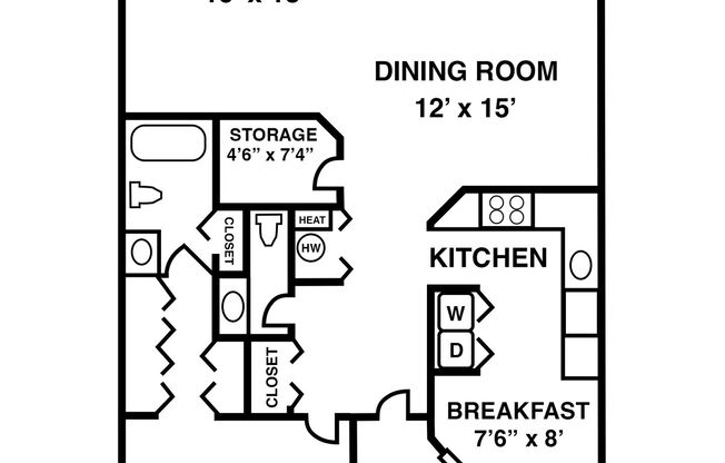 1 bed, 1.5 baths, 1,150 sqft, $2,175, Unit 3105