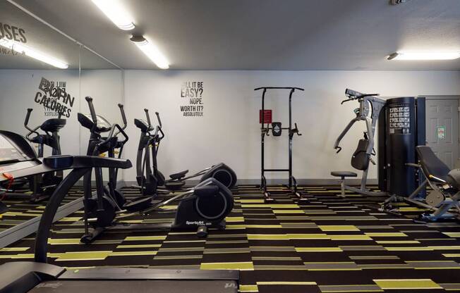 gym center at North Creek Apartments, Everett, WA, 98208