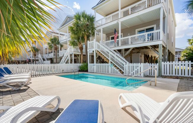 5 beds, 3 baths, 2,000 sqft, $2,850, Unit 2nd Row Home w/Private Pool and Ocean Views