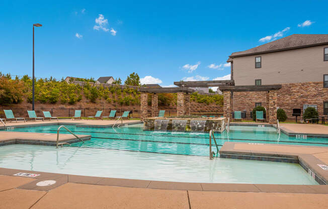 Swimming Pool at Patriot Park Apartment Homes in Fayetteville, NC,28311