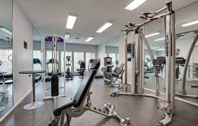 24-Hour Multi-Level Cardio And Weightlifting Center at Hunters Hill, Texas