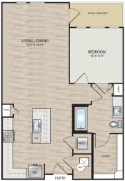 1 bed, 1 bath, 780 sqft, $1,876