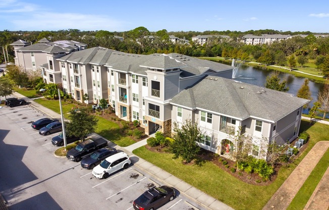 Aerial photo of the community
