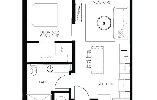 1 bed, 1 bath, 510 sqft, $1,275