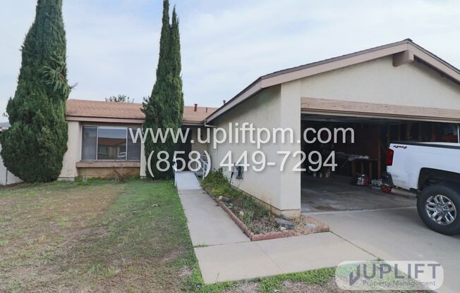 3 Bed, 2 Bath House w/ 2-Car Garage, Private Backyard