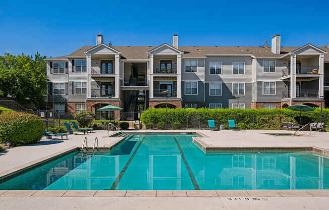 Resident resort-style swimming with large sunning deck - Emmersyn at Lone Tree