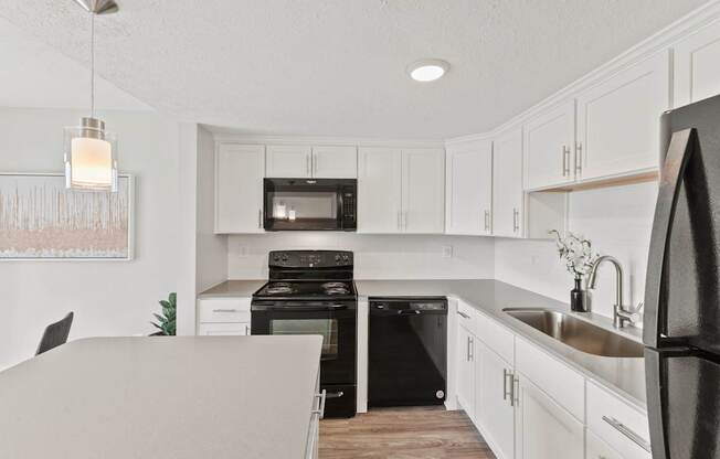 New White Cabinets 1Bedroom