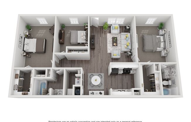 3 beds, 2 baths, 1,377 sqft, $1,505