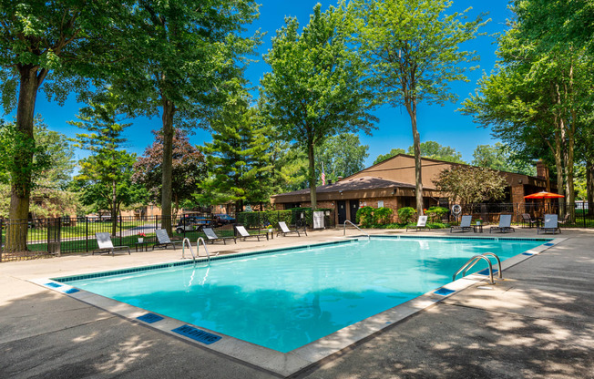 Sparkling Swimming Pool, Eastwood Village Apartments Clinton Township, MI