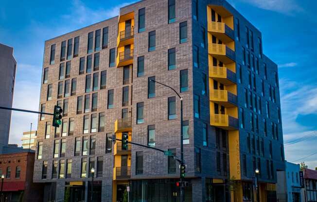 Vanguard Apartments Exterior Street View