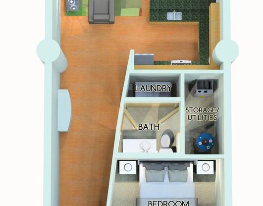 1 bed, 1.5 baths, 1,022 sqft, $1,750, Unit 204