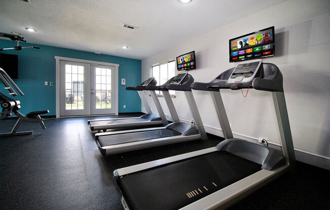 the view apartment and townhomes fitness center