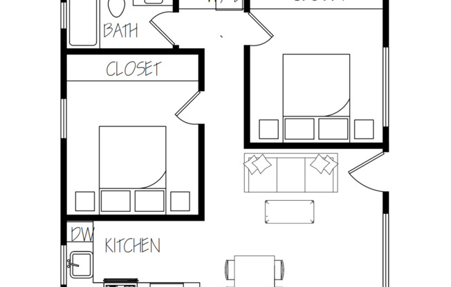 2 beds, 2 baths, $2,125, Unit A-222