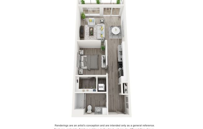 1 bed, 1 bath, 718 sqft, $1,580, Unit 509
