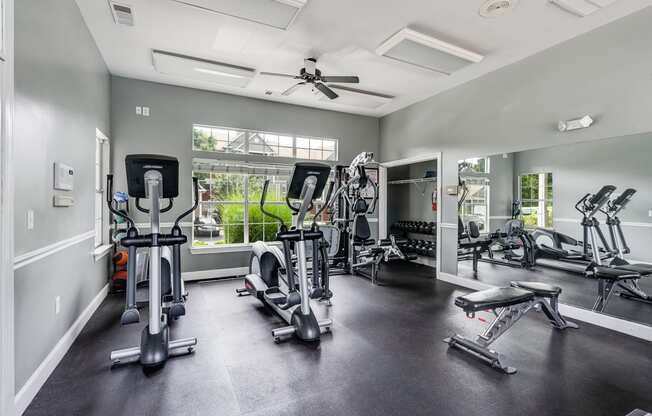Cardio Equipment At The Fitness Center