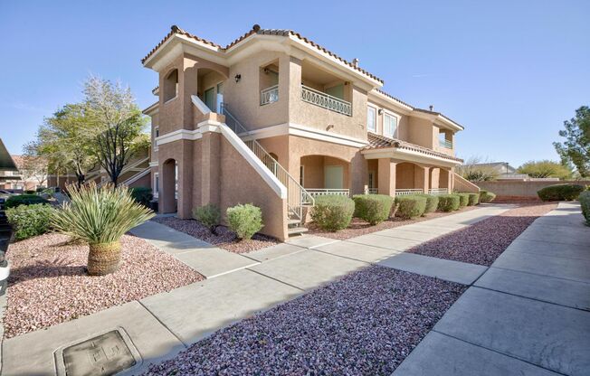 Bright 2BD/2BA Gated Summerlin Condo with Vaulted Ceilings & Resort-Style Amenities