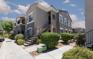 First floor two bedroom in gated Silverado Ranch community