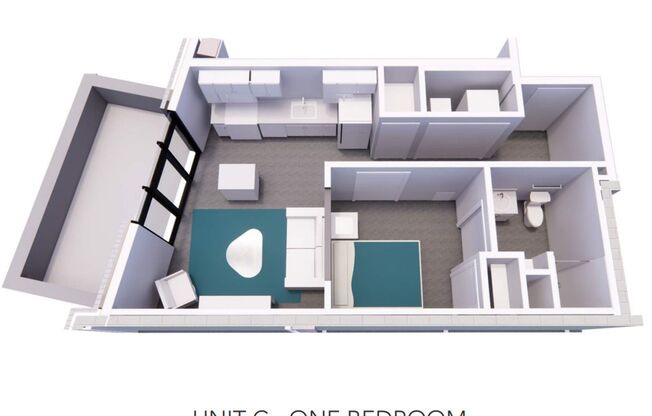 1 bed, 1 bath, 526 sqft, $1,095, Unit 108