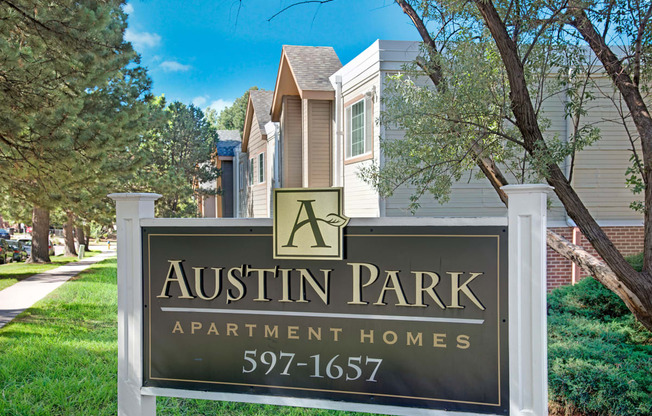 Austin Park Signage Apartments in Colorado Springs, CO