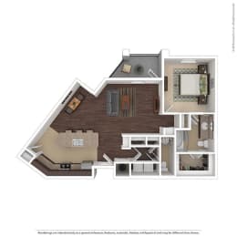 1 bed, 1 bath, 921 sqft, $1,357