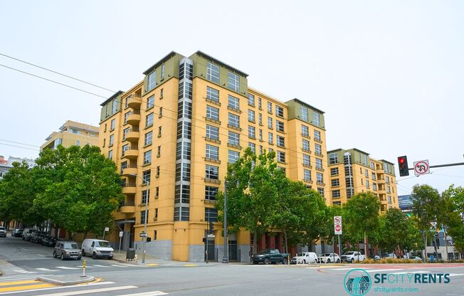 Pacific Heights: 7th Floor Condo w/ Office, Patio, Parking, Gym & Pool @ Pacific Place