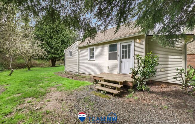 MOVE IN READY NOW! 1 bed 1 bath - Remodeled Home on Spacious 0.27-Acre Lot in SE Olympia!
