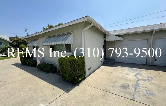 Remodeled Duplex Unit with Laundry Hook-Ups and Garage