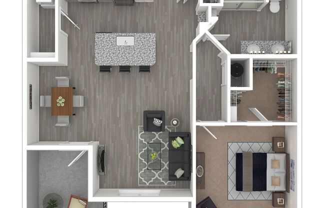 1 bed, 1 bath, 812 sqft, $1,639