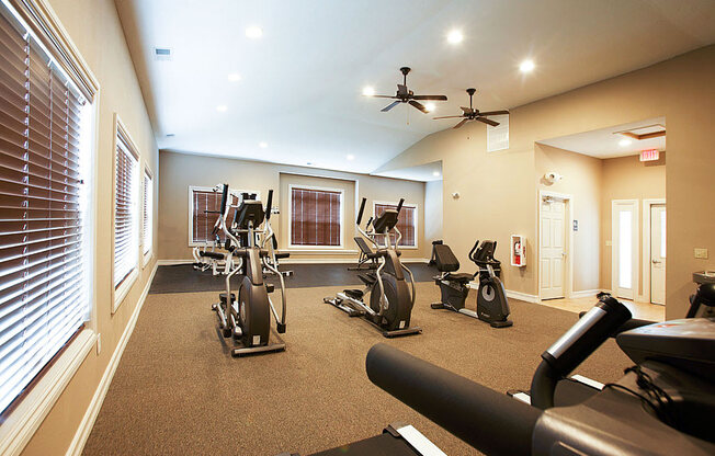 Spacious Fitness Center at Limestone Creek Apartment Homes, Alabama