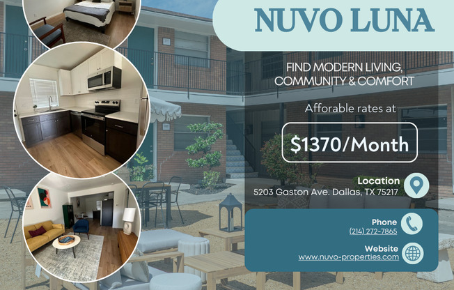 1 bed, 1 bath, 563 sqft, $1,370, Unit 220