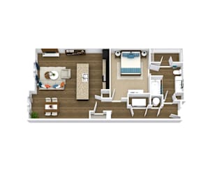 1 bed, 1 bath, 907 sqft, $1,569