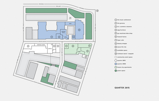 Quarter district map