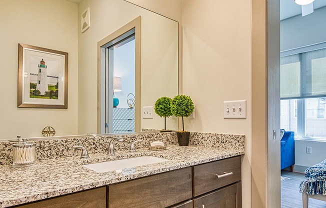 Axis at PTC Apartments bathroom vanity