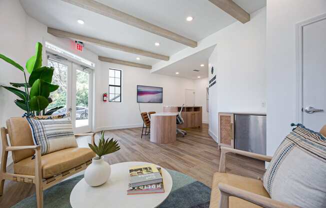 Social Lounge at The Resort at Encinitas Luxury Apartment Homes, Encinitas, California