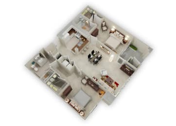 2 beds, 2 baths, 1,104 sqft, $3,825