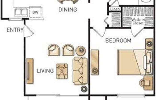 1/1: Beds - 1: Baths - 1: SqFt Range - 678 to 678