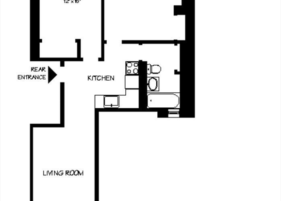2 beds, 1 bath, 750 sqft, $4,025, Unit 4