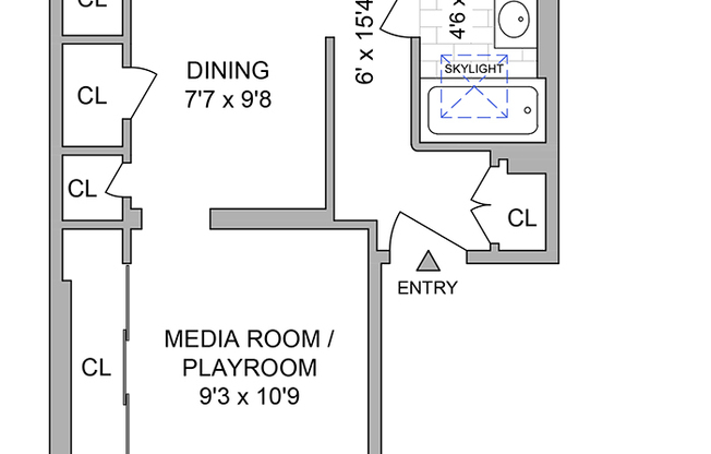 2 beds, 1 bath, 910 sqft, $4,700, Unit 3