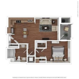 1 bed, 1 bath, 804 sqft, $2,150