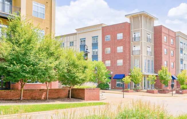 exterior view of the lofts at reynolds village apartments