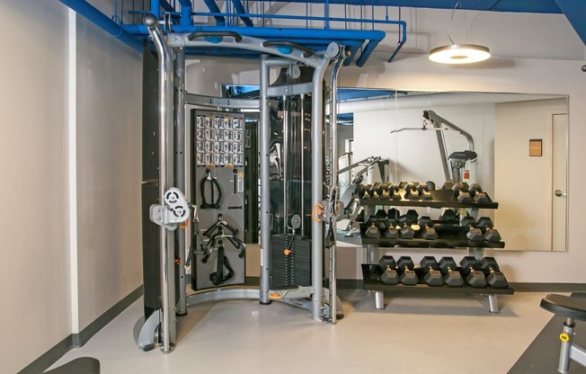 Fitness Center with updated equipment at The Axis, Plymouth, 55441