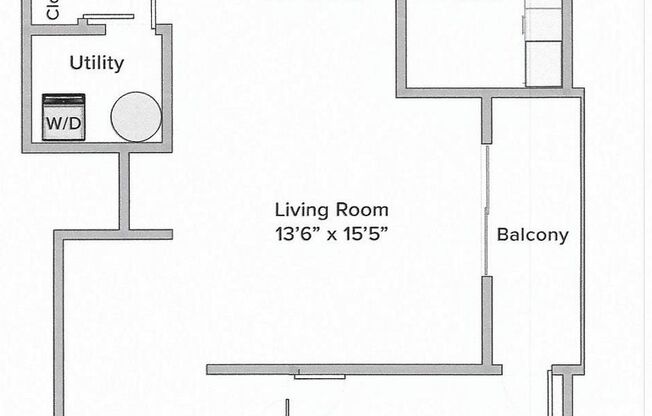 1 bed, 2 baths, 990 sqft, $1,950, Unit A12