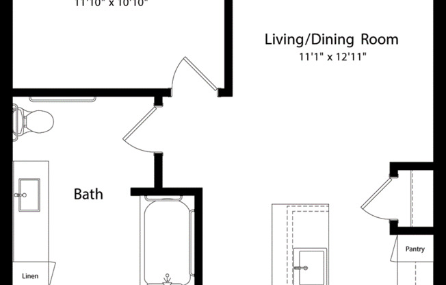 1 bed, 1 bath, 741 sqft, $1,900, Unit 314