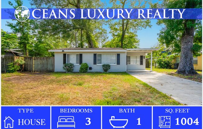 Beautifully Remodeled 3 Bedroom Home in the Heart of Daytona!