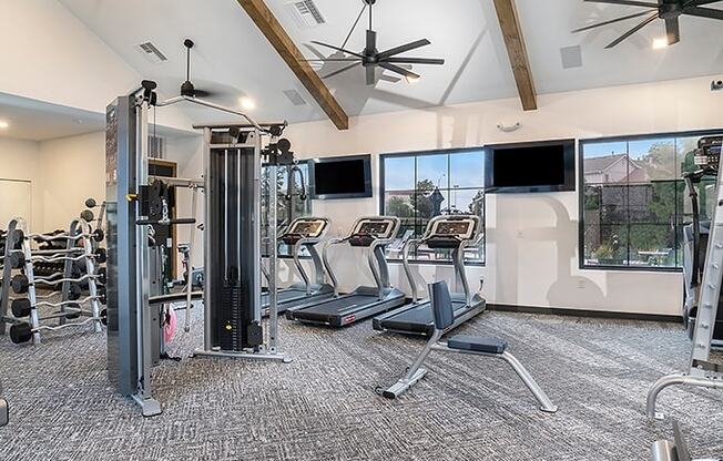 Strength Training Equipment At The Fitness Center