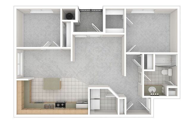 2 beds, 1 bath, 939 sqft, $1,375