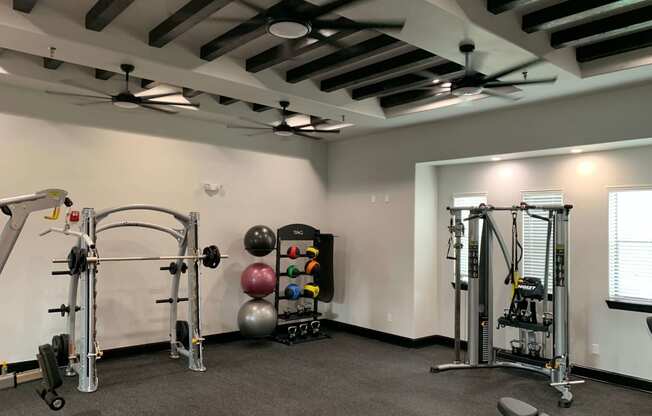 Weight Room in brand new fitness center Bella Madera